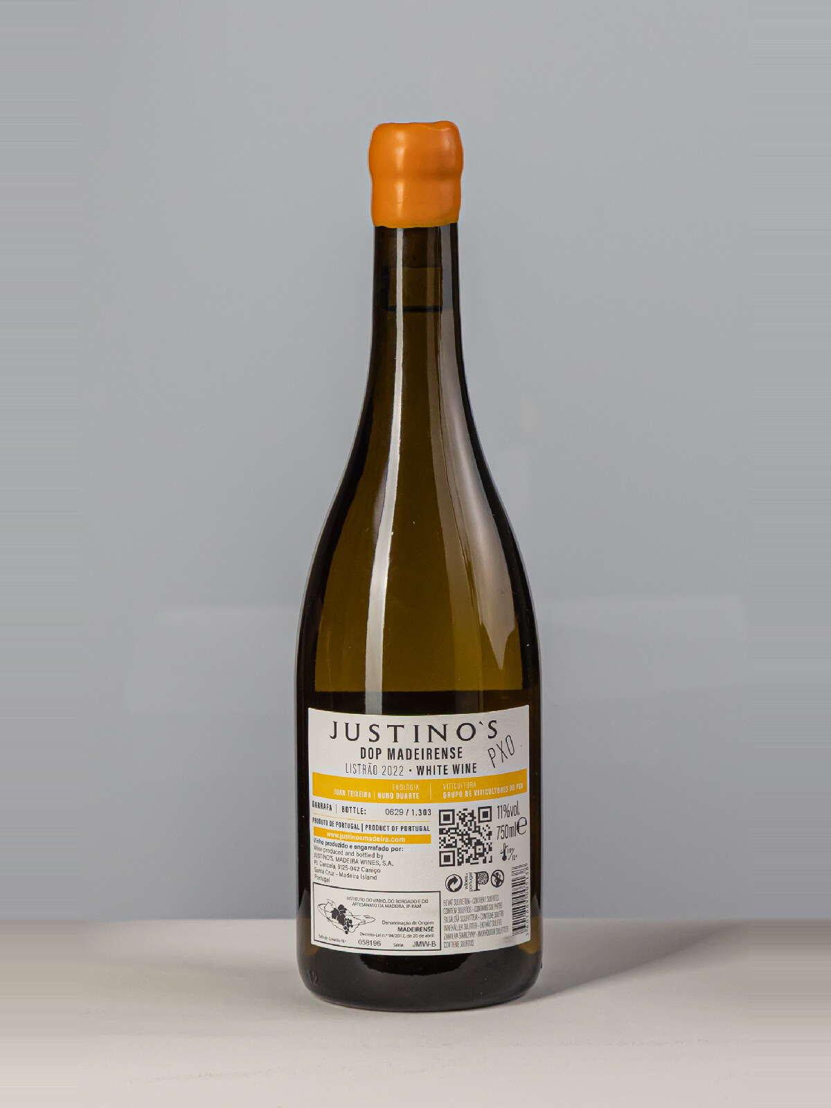 Justino  Porto Santo Listrão Biológico (75cl) back