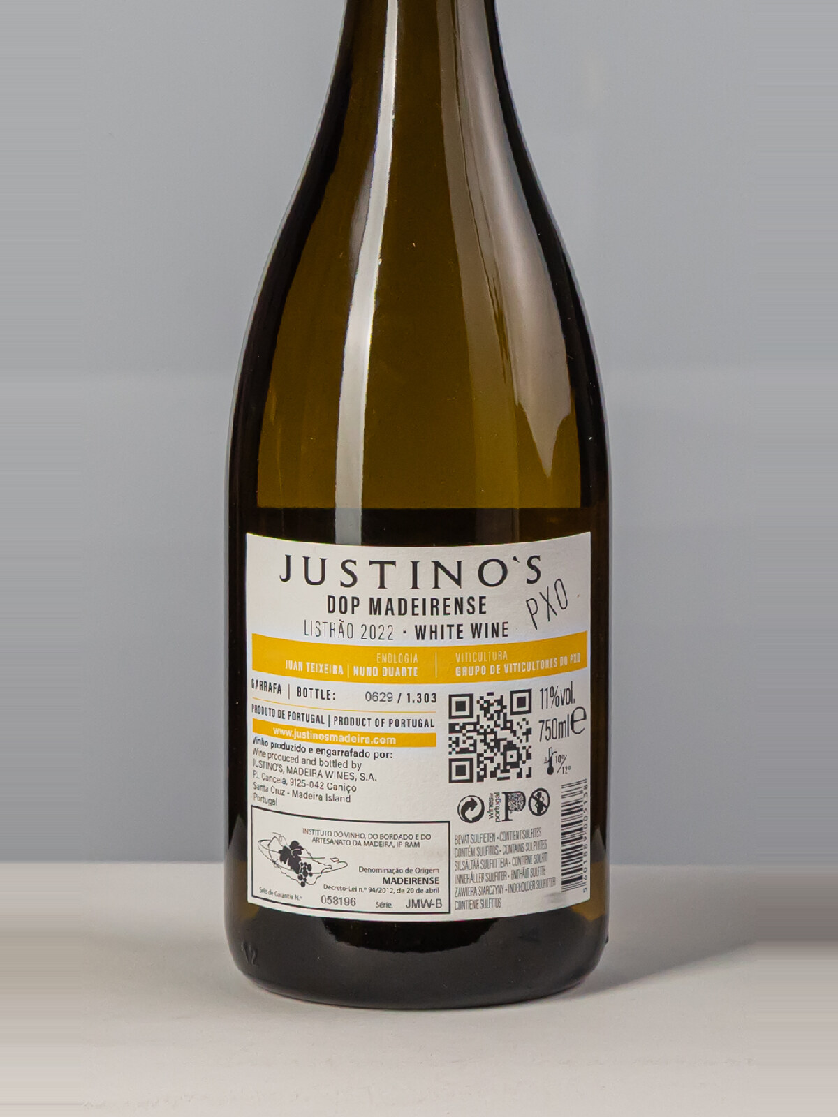 Justino  Porto Santo Listrão Biológico (75cl) 4